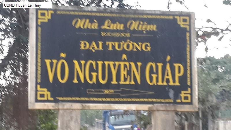 UBND Huyện Lệ Thủy