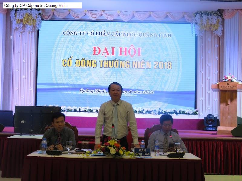 Công ty CP Cấp nước Quảng Bình