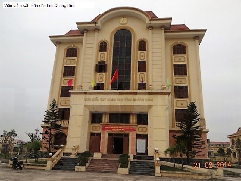 Viện kiểm sát nhân dân tỉnh Quảng Bình