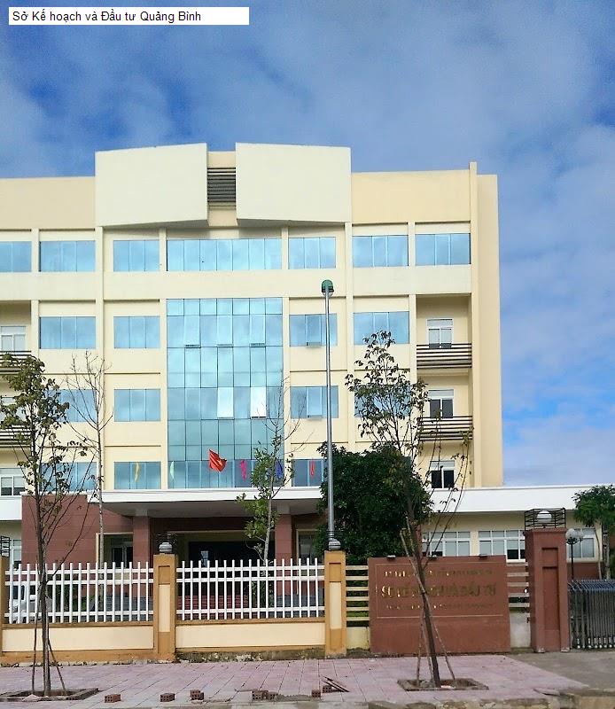 Sở Kế hoạch và Đầu tư Quảng Bình