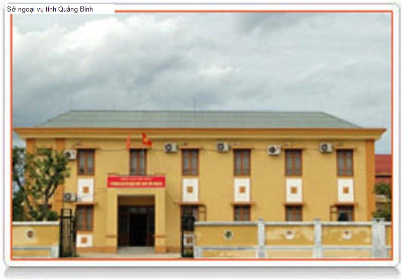 Sở ngoại vụ tỉnh Quảng Bình