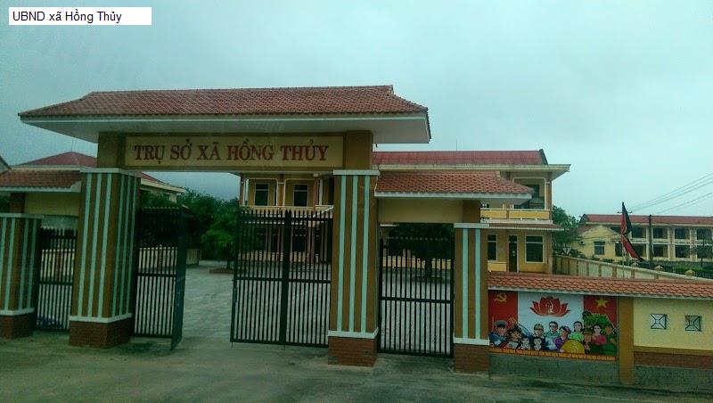UBND xã Hồng Thủy