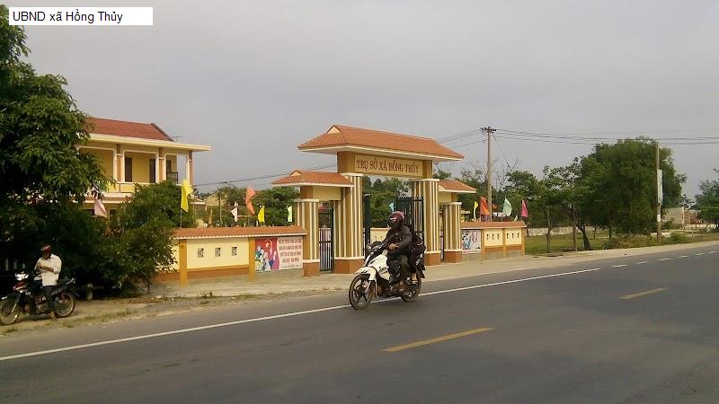 UBND xã Hồng Thủy