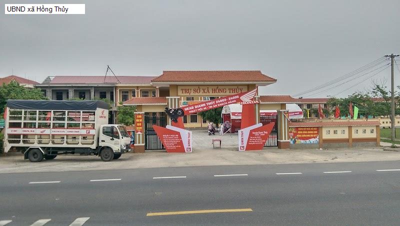 UBND xã Hồng Thủy