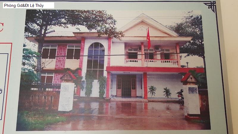 Phòng Gd&Đt Lệ Thủy