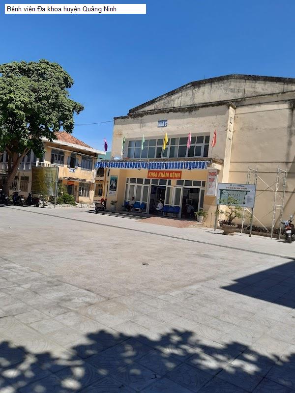Bệnh viện Đa khoa huyện Quảng Ninh