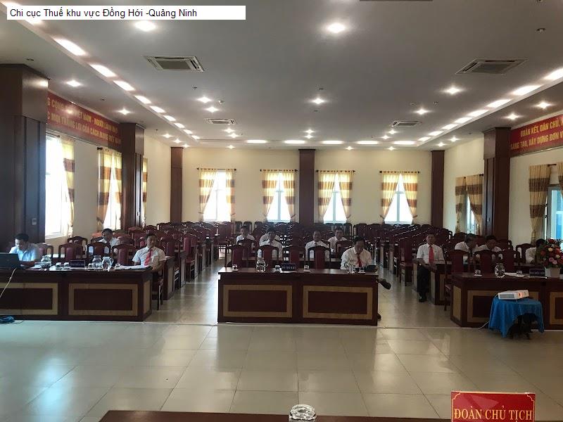 Chi cục Thuế khu vực Đồng Hới -Quảng Ninh